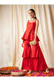 زاري مطرزة Strappy Peplum أعلى - 6