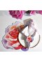 12 Piece Patterned Serving Set - 4 Plates, 4 Napkin Rings, 4 Serving Napkins, American Serving, Runner