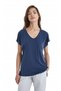 Women's V-Neck T-Shirt-60400-Navy Blue - 7