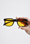 NEW SEASON UNISEX TREND SUNGLASSES WITH ORANGE GLASS - 4