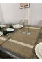 Guipure Natural Jute Runner x 6-Piece American Service - 4