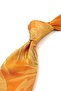 Italian Silk Tie - Orange Motif Pattern, iK1620 - 2
