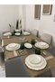Guipure Natural Jute Runner x 6-Piece American Service - 3