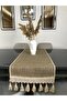 Jute Fabric Knitted Patterned Runner - 3