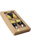 Yellow Color Leather Connected Men's Trouser Hanger Pan35 - 2