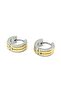 Silver Color - Gold Color Round Unisex Earrings EAR22