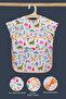 Patterned Unisex Baby Food Bib Girl Boy Baby Bib & Activity Bib Collar Liquid Proof 0-2