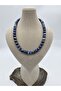 Lapis Lazuli Real Natural Stone Quality Necklace 8 mm (40 cm + 5 Extensions)