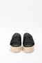 Women's Black Straw Detailed Summer Wedge Slippers - 3