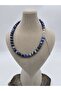 Lapis Lazuli Real Natural Stone Quality Necklace 8 mm (40 cm + 5 Extensions) - 4