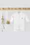 0-3 and 3-6 Months Baby Onesie - 100% Organic Cotton, Snap-On Body Design, Soft Badi - 3