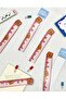 Pink Magnetic Bookmark and Ruler / Bookmark with Care Bear and Cupcake Pattern - 5