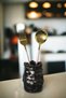 Countertop Cutlery Modern Countertop Cutlery Decorative Upright Cutlery Black Color Model 16