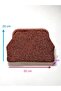 Women's Handmade Copper Color Silvery Thread Knitted Scholarship Bag - 7