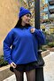 Saks Basic Oversize Sweatshirt 26088 - 6