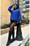 Saks Basic Oversize Sweatshirt 26088 - 4