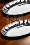 2-Piece Stainless Steel Fruit and Salad Plate Serving Presentation Set, Shiny Sliced Kayak Plate Set No:5 - 2