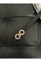 Burgu Gold Buckle Black Thin Women's Belt, Jacket Belt, Shirt Belt, Dress Belt - 5