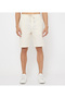 Men's Beige Elastic String Waistband Shorts