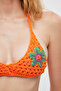 Çiçek Örgülü Kuruma Bikini Üstü - 5