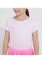 Women's Pink Color Block Scoop Neck Short Sleeve Playsuit - 3