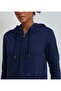 Women's Blue Plain Hoodie - 3