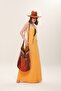 Et Iconic Design Yellow Strappy One Shoulder Dress - 2