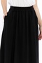 24073 Women's Black Comfortable Skirt with Hidden Pockets - 7
