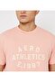 Men's Orange Text Printed Crew Neck Short Sleeve T-Shirt - 3