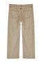 Beige High Waist Wide Leg Plus Size Jeans Tbbss24Cj00053 - 9
