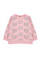 Pink*004 Girls Seasonal-Thin Flower Patterned Knitted Sweatshirt Tkdaw25Sw00001 - 2