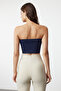 Dark Navy Seamless/Seamless Light Support Strapless Knitted Sports Bra Twoaw20Bs0018 - 5