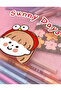 Sunny Days Pink A4 Transparent Mesh Bag / Pencil Case / Collector - 7