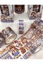 Cute Girl and Rabbit Blue 3-Pack Washi Tape Set(3*2m)/Washi Tape/Masking Tape/Patterned Tape - 3