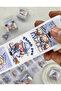 Girl in Blue Hat 2m 48 Pieces Sticker Washi Tape/Masking Tape/Patterned Tape/Sticker/Bullet Journal - 4