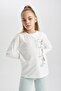 Girls Printed Long Sleeve Pajamas Set C2587A823Wn - 4
