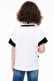 Boy's Comfort Fit Khaki T-Shirt with Print and Accessories - 2