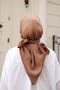 Pleated Scarf Hijab Milky Coffee - 5