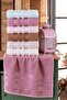 Stars 50x90 cm 6-Piece Antibacterial Hand and Face Towel | Cotton
