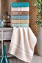 Wave 50x90 Cm 6-Piece Antibacterial Hand and Face Towel | Cotton