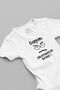 Organic 100% Cotton Don'T Make Me Angry Baby Bodysuit with Snap Fasteners 5749