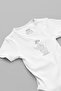Organic %100 Cotton Love Elephant Printed Snap-Fastened Baby Bodysuit Bodysuit 5692