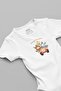 Organic %100 Cotton Safari Adventure Begins Printed Snap-Fastened Baby Bodysuit Bodysuit 5655