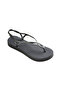 Luna Flatform Gray Steel Women's Slippers 4148600-5178 - 2