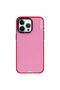 Case for iPhone 15 Pro Smooth Plain Back Surface Youngkit Crystal Color Series Cover Pink