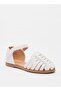 Flat Sandals with Hook and Loop Closure