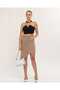 Kn Tasseled Linen Asymmetrical Women's Skirt - 2