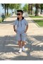 Boy's Summer Ribbed Shorts Suit Minah- 07120013 - 8