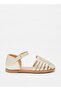 Flat Sandals with Hook and Loop Closure - 2