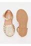 Flat Sandals with Hook and Loop Closure - 5